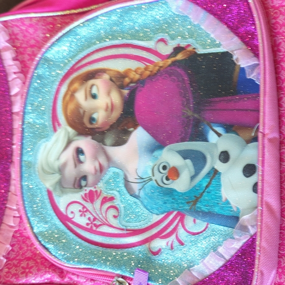 Disney Frozen Backpack, Pink and Purple - Picture 2 of 5